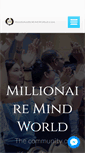 Mobile Screenshot of millionairemindworld.com
