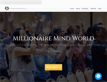Tablet Screenshot of millionairemindworld.com